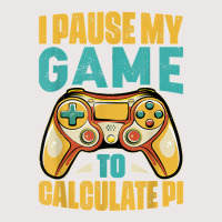 Pi Day Gamer I Pause My Game To Calculate Pi Gaming 3.14 Pi T Shirt Pocket T-shirt | Artistshot