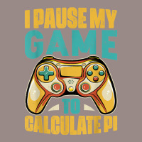 Pi Day Gamer I Pause My Game To Calculate Pi Gaming 3.14 Pi T Shirt Vintage T-shirt | Artistshot