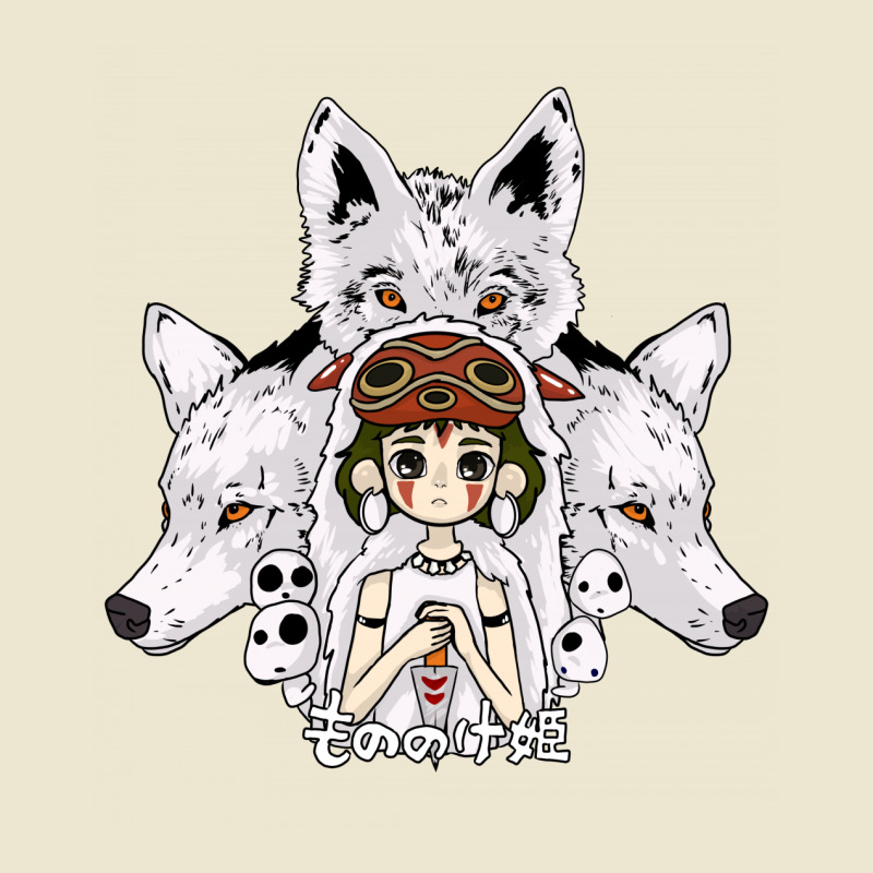 Princess Mononoke Cropped Hoodie by GrisViSa | Artistshot