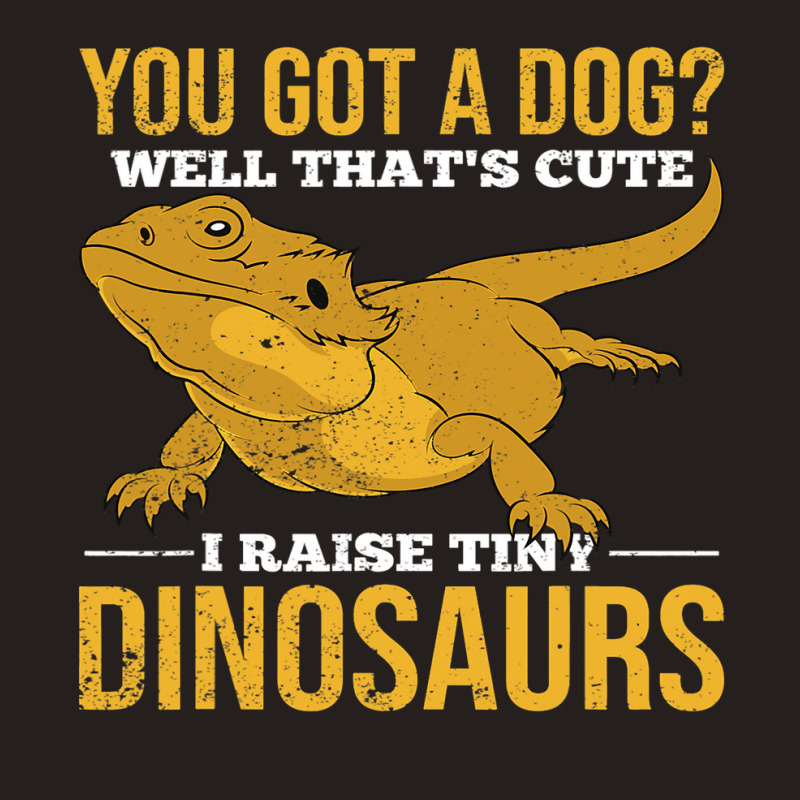 Tiny Dinosaurs Animal Pet Owner Reptile Funny Bearded Dragon Tank Top by AURRADILLARD | Artistshot