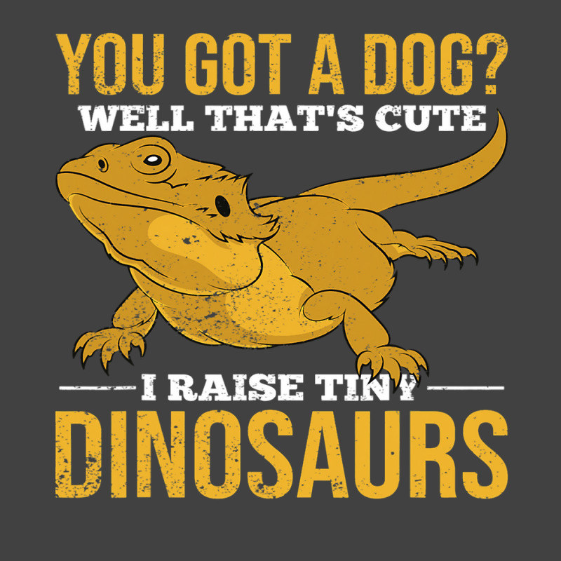 Tiny Dinosaurs Animal Pet Owner Reptile Funny Bearded Dragon Vintage T-Shirt by AURRADILLARD | Artistshot