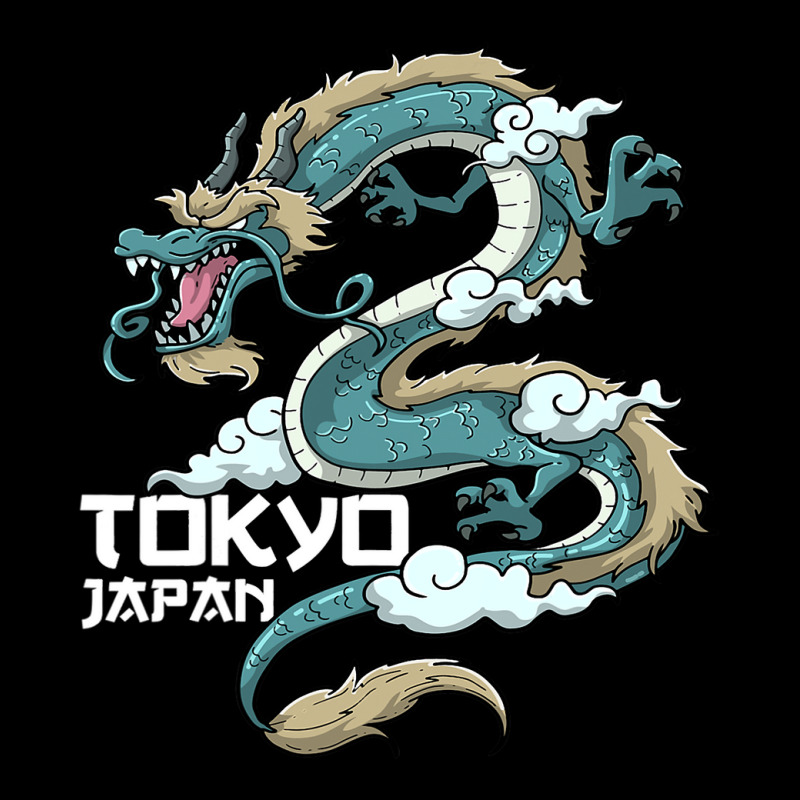 Tokyo Japan Dragon Women's V-Neck T-Shirt by AURRADILLARD | Artistshot