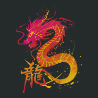 Traditional Chinese Dragon Women's Triblend Scoop T-shirt | Artistshot