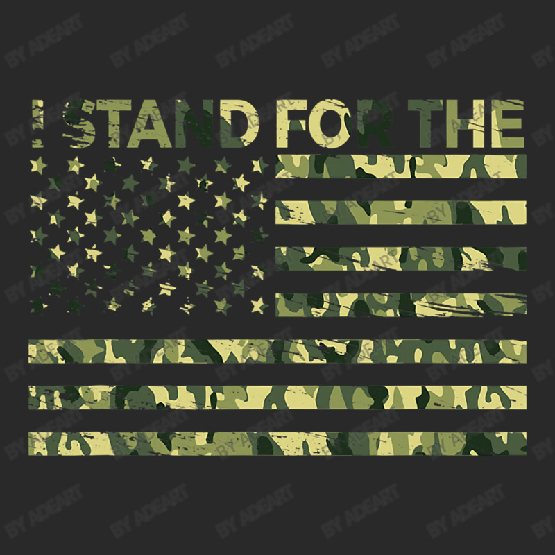 I Stand The Flag Camo Usa Flag Veteran Toddler T-shirt by AdeArt | Artistshot