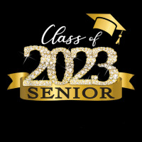 Class Of 2023 Senior I School Color Decoration Yellow Black T Shirt Adjustable Cap | Artistshot