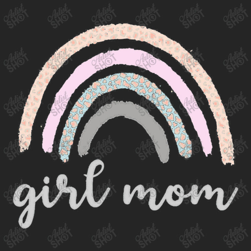 Gift,girl Mom Mama Rainbow With Leopard Skin Print Unisex Hoodie | Artistshot