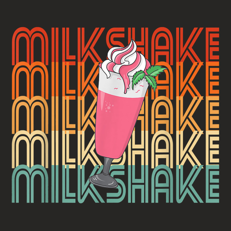 Retro Milkshake T Shirt Ladies Fitted T-Shirt by corrinwpxbilal | Artistshot