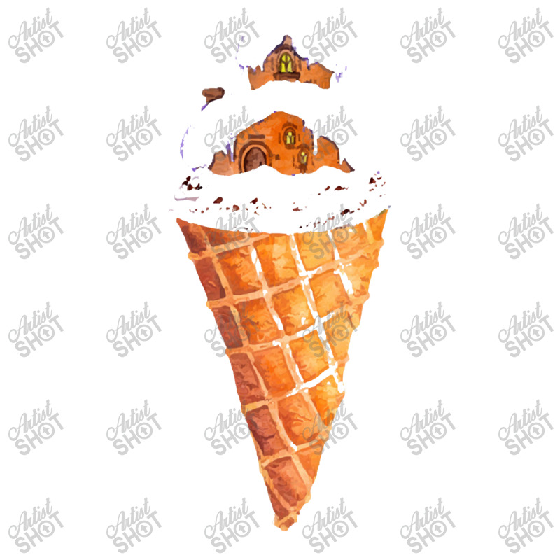 Gingerbread House Ice Cream Cone,christmas Snowy Gingerbread Youth Tee by marinah | Artistshot