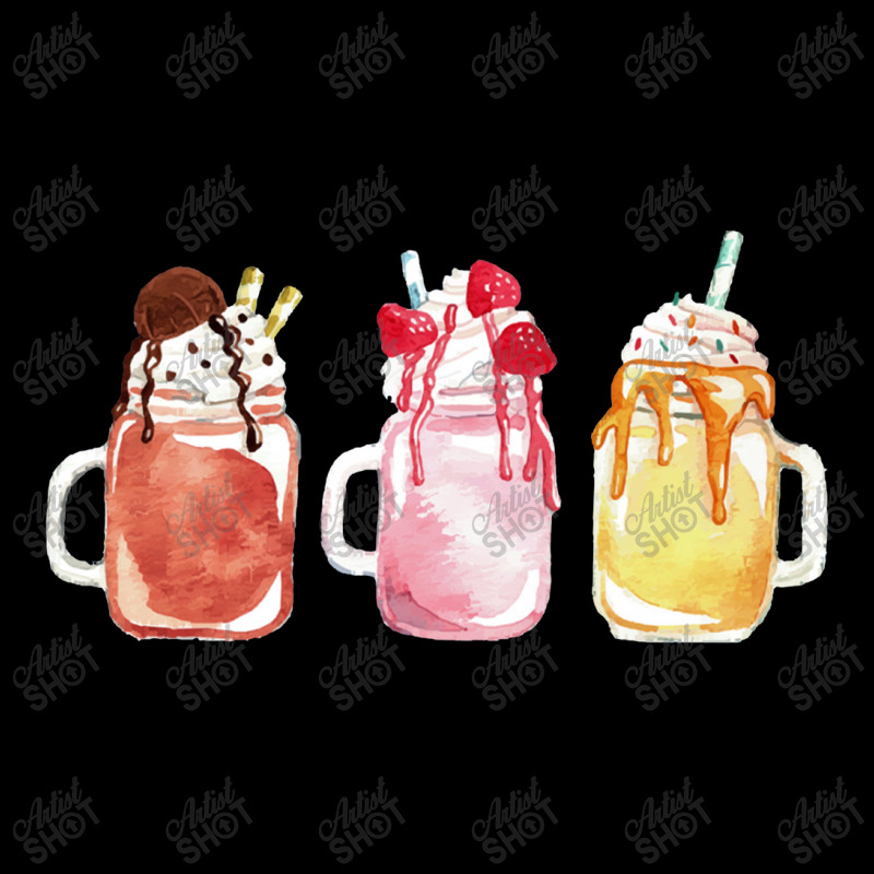 Chocolate Strawberry Vanilla Milkshake V-Neck Tee by semartahu | Artistshot