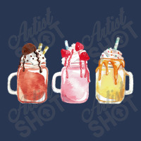 Chocolate Strawberry Vanilla Milkshake Men Denim Jacket | Artistshot