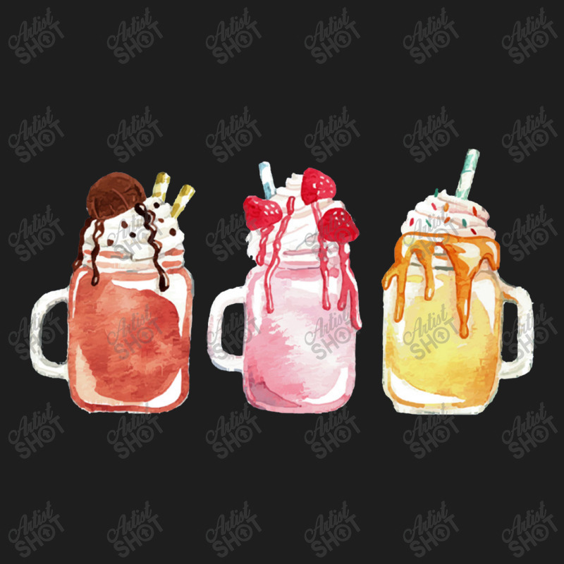 Chocolate Strawberry Vanilla Milkshake Classic T-shirt by semartahu | Artistshot