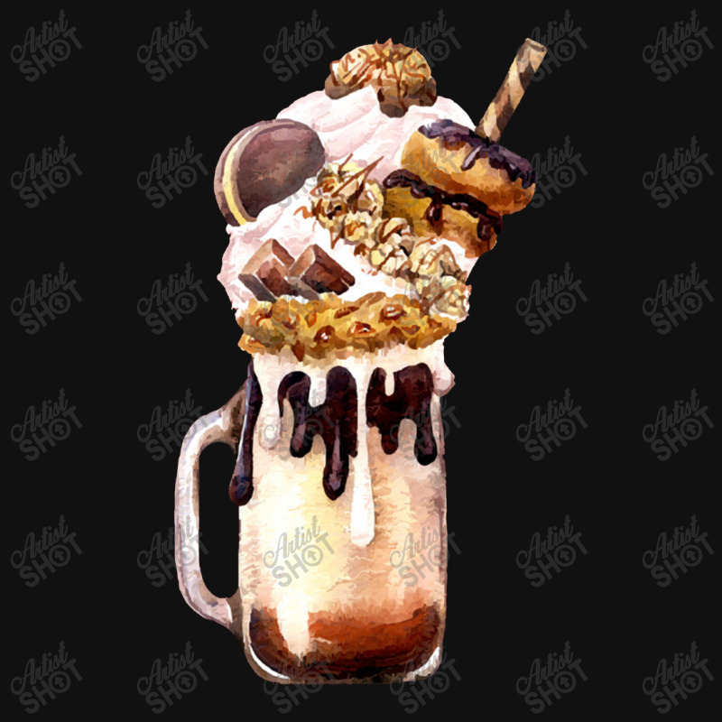 Chocolate Vanilla Milkshake  Caramel Overshake Topped With Pop Graphic T-shirt by semartahu | Artistshot