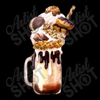 Chocolate Vanilla Milkshake  Caramel Overshake Topped With Pop Pocket T-shirt | Artistshot