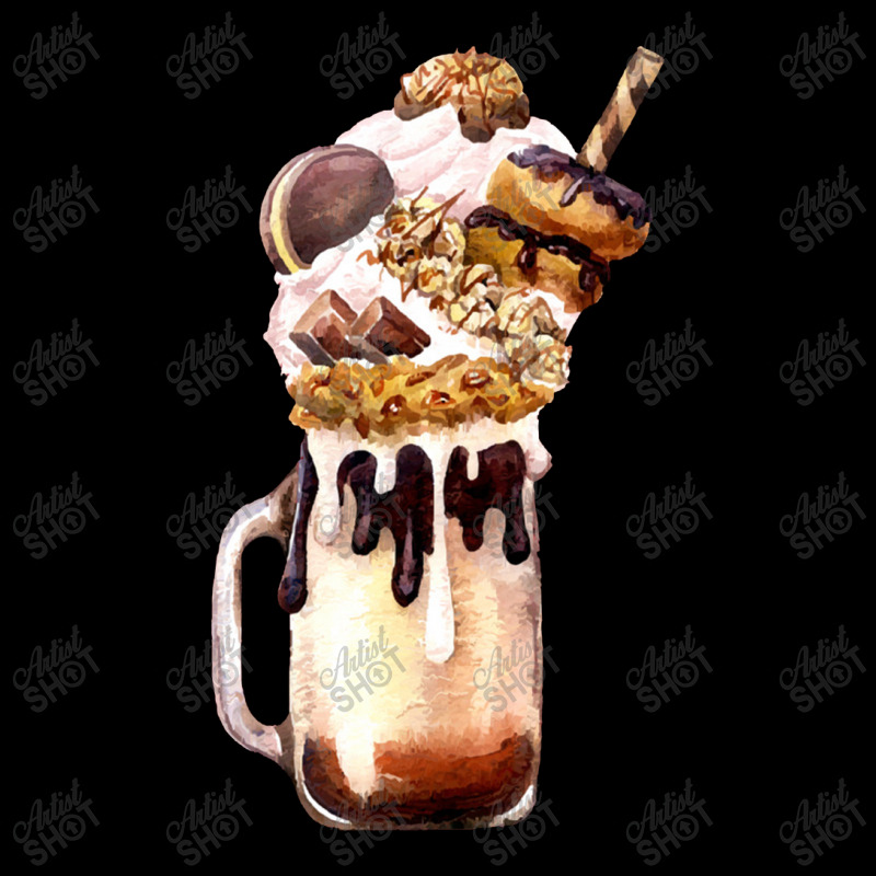 Chocolate Vanilla Milkshake  Caramel Overshake Topped With Pop Pocket T-Shirt by semartahu | Artistshot