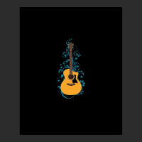 Natural Auditorium Acoustic Guitar Flowering Vines Exclusive T-shirt | Artistshot