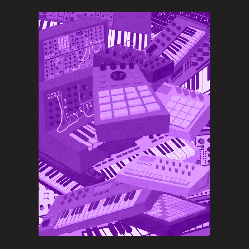 Synths For Electronic Musician 1 T-Shirt by CHARLOTTELYNNTAYLOR | Artistshot