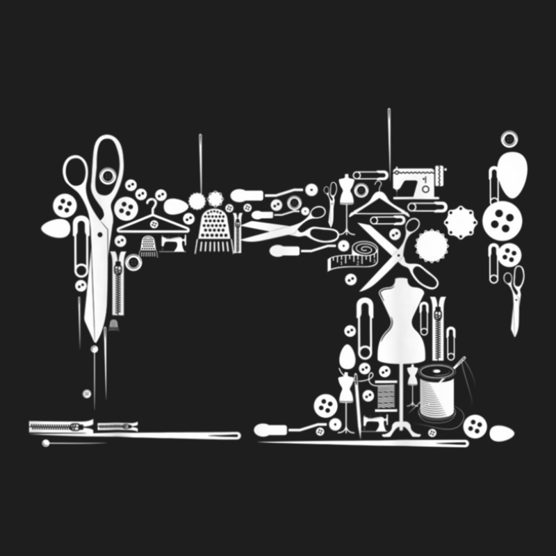 Sewing Machine Quilting Design For Women Classic T-shirt by Alexsmith | Artistshot