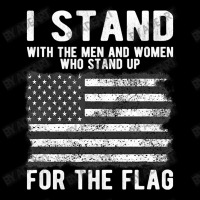 I Stand The Flag Usa American Patriotic Women's V-neck T-shirt | Artistshot