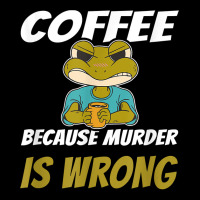 Coffee Because Murder Is Wrong Angry Frog Drinking Coffee T Shirt Youth Jogger | Artistshot