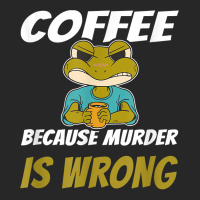 Coffee Because Murder Is Wrong Angry Frog Drinking Coffee T Shirt Women's Pajamas Set | Artistshot