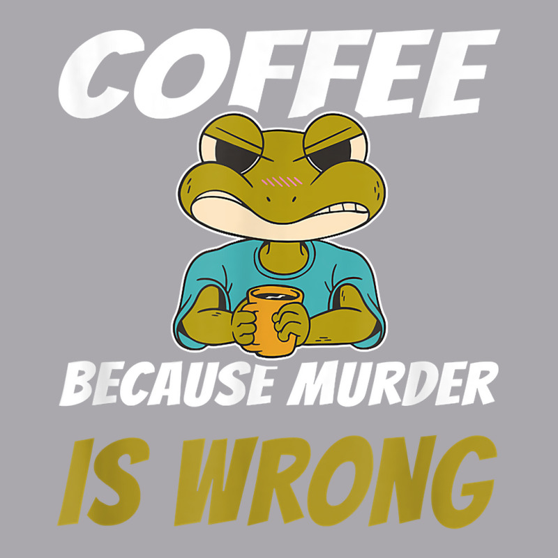 Coffee Because Murder Is Wrong Angry Frog Drinking Coffee T Shirt Youth 3/4 Sleeve by luckenbg | Artistshot