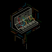 Modular Synthesizer V-neck Tee | Artistshot