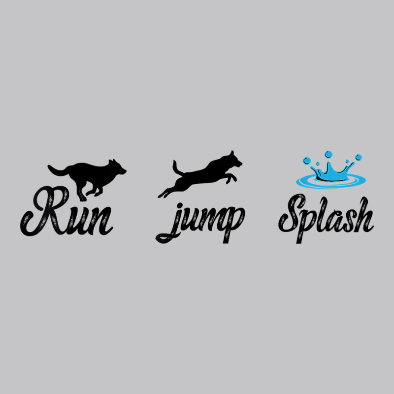 Run Jump Splash  Dock Diving  Dog Lover T Shirt Baby Bodysuit by linbere | Artistshot