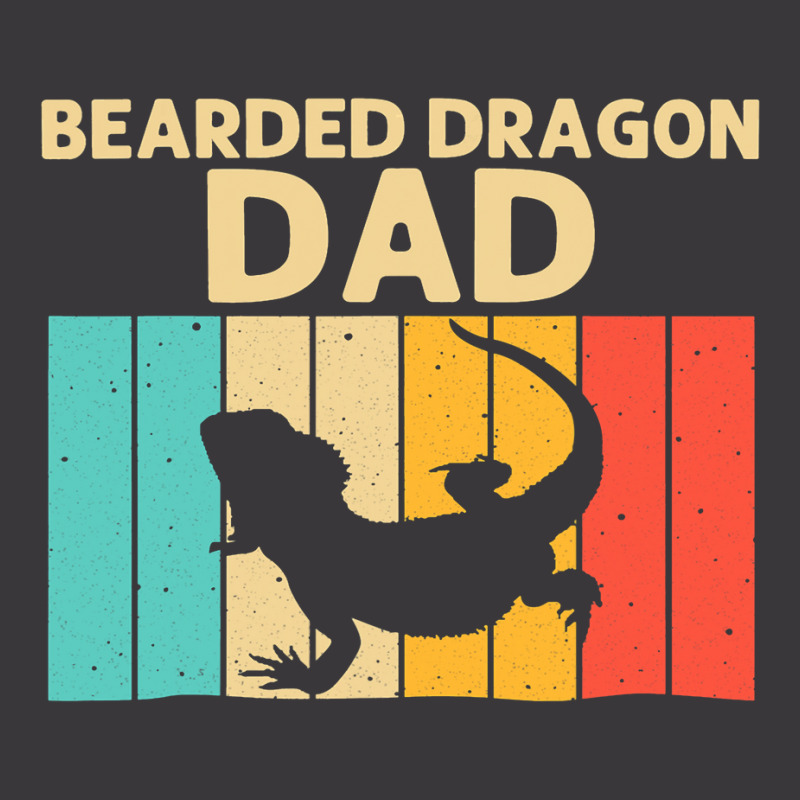 Vintage Bearded Dragon Design For Dad Grandpa Reptile Lover Ladies Curvy T-Shirt by AURRADILLARD | Artistshot