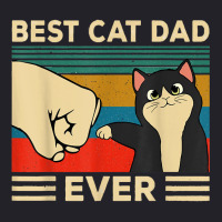 Best Cat Dad Ever Shirt T Shirt Unisex Sherpa-lined Denim Jacket | Artistshot