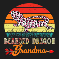 Vintage Bearded Dragon Grandma Flower Leopard Bearded Dragon Classic T-shirt | Artistshot