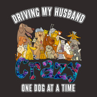 Driving My Husband Crazy One Dog At A Time For Dark Racerback Tank | Artistshot