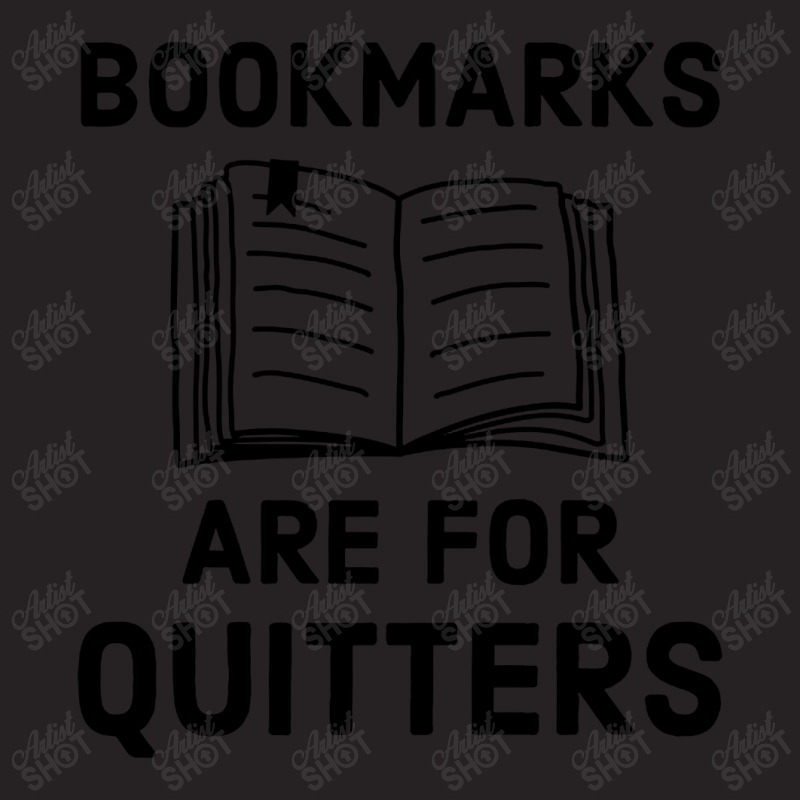 Bookmarks Are For Quitters Funny Book Lover Vintage Cap by Dorothy Tees | Artistshot