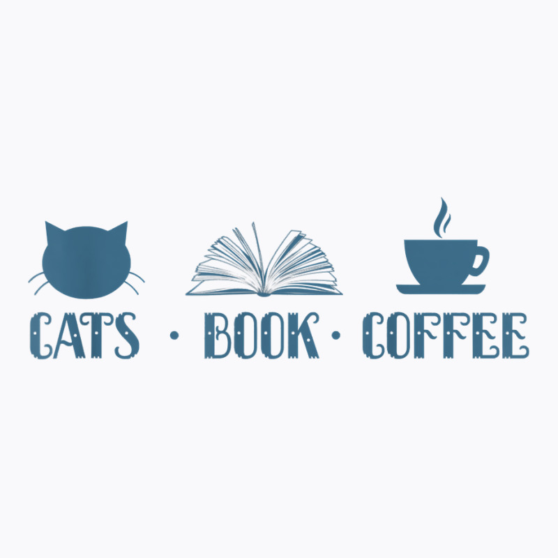 Cats Book Coffee Reading T Shirt T-shirt | Artistshot