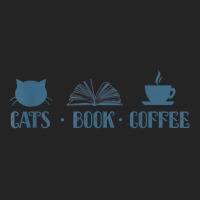 Cats Book Coffee Reading T Shirt 3/4 Sleeve Shirt | Artistshot