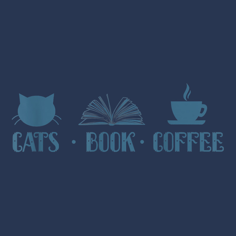 Cats Book Coffee Reading T Shirt Men Denim Jacket | Artistshot