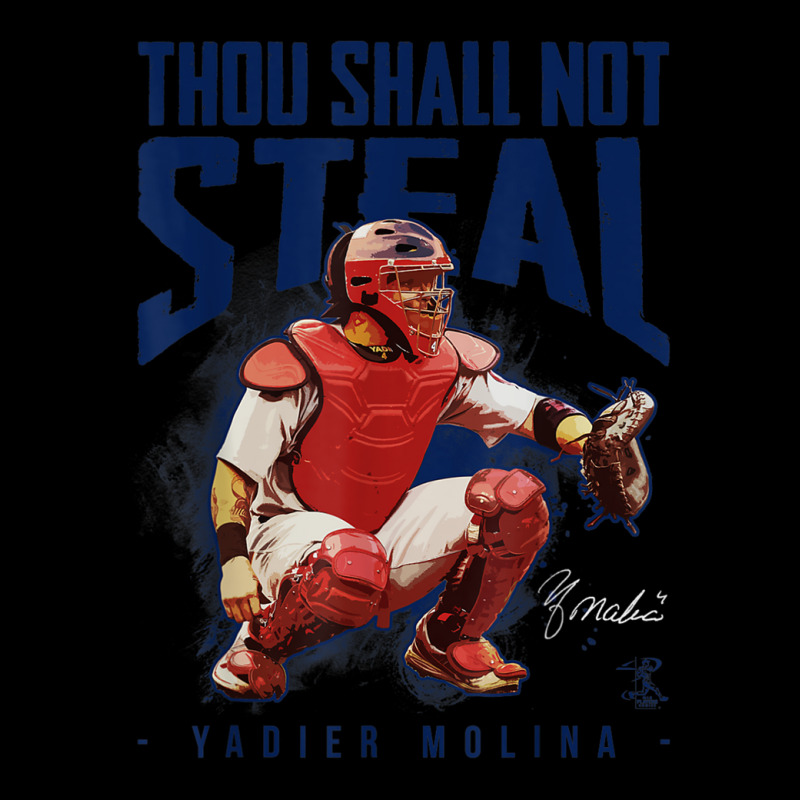 Yadier Molina Thou Shall Not Steal  - Apparel Fleece Short | Artistshot