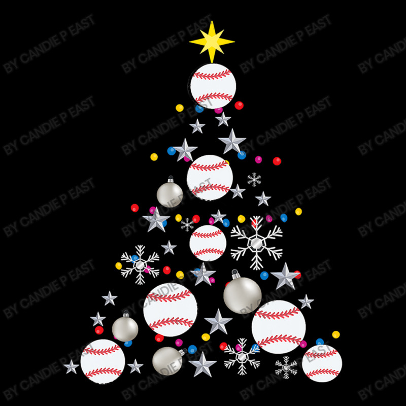 Baseball Baseball Christmas Tree Christmas Lights Baseball Pajama 109 Pocket T-shirt | Artistshot