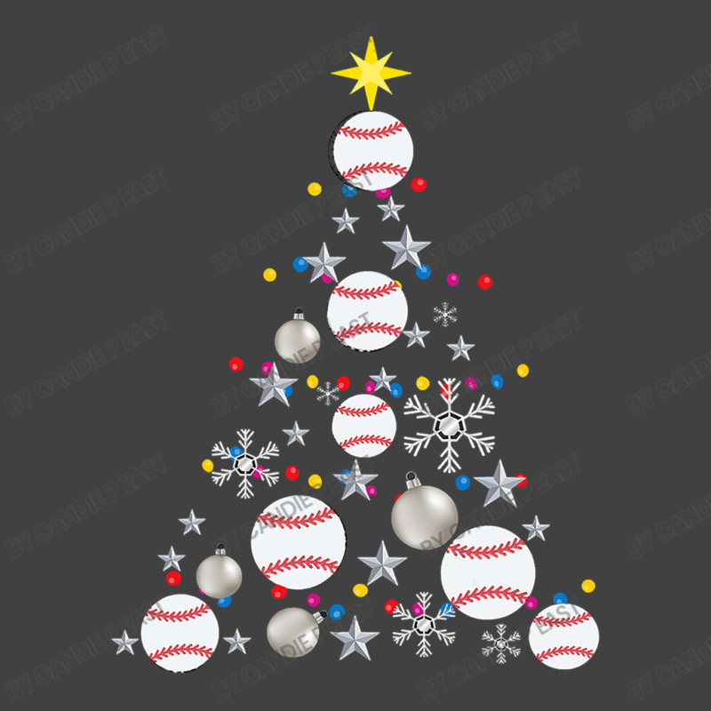 Baseball Baseball Christmas Tree Christmas Lights Baseball Pajama 109 Vintage T-shirt | Artistshot