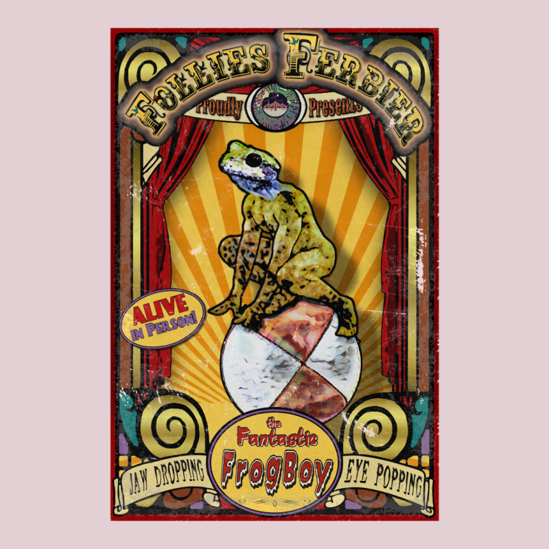 The Fantastic Frogboy  Sideshow Poster Ladies Fitted T-Shirt by gbenamurakuw | Artistshot