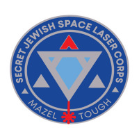 Secret Jewish Space Laser Corps Sticker | Artistshot