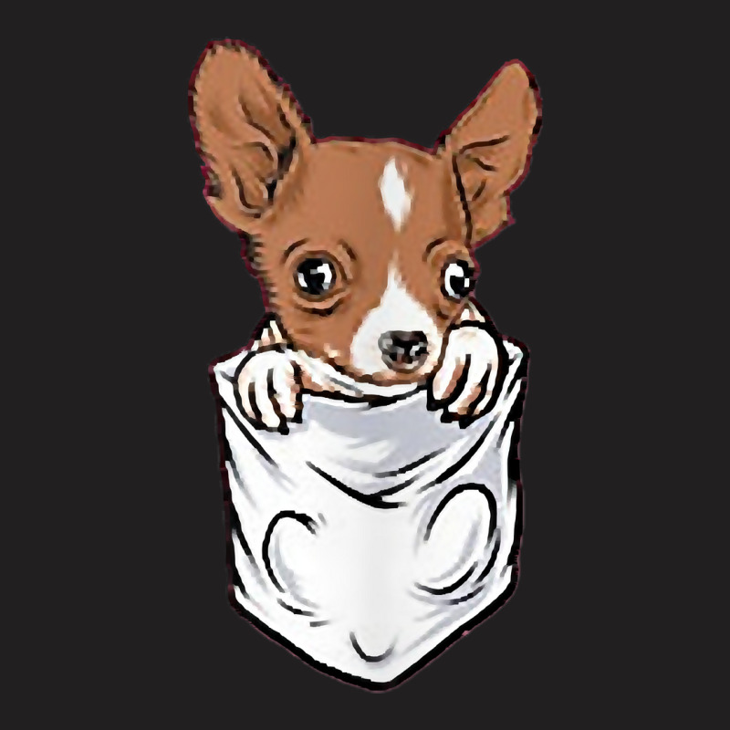 Chihuahua Dog In Pocket Funny Chihuahua T Shirt T-shirt | Artistshot