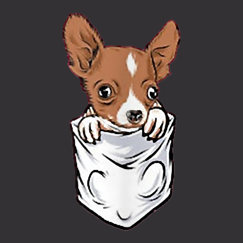 Chihuahua Dog In Pocket Funny Chihuahua T Shirt Vintage Short | Artistshot