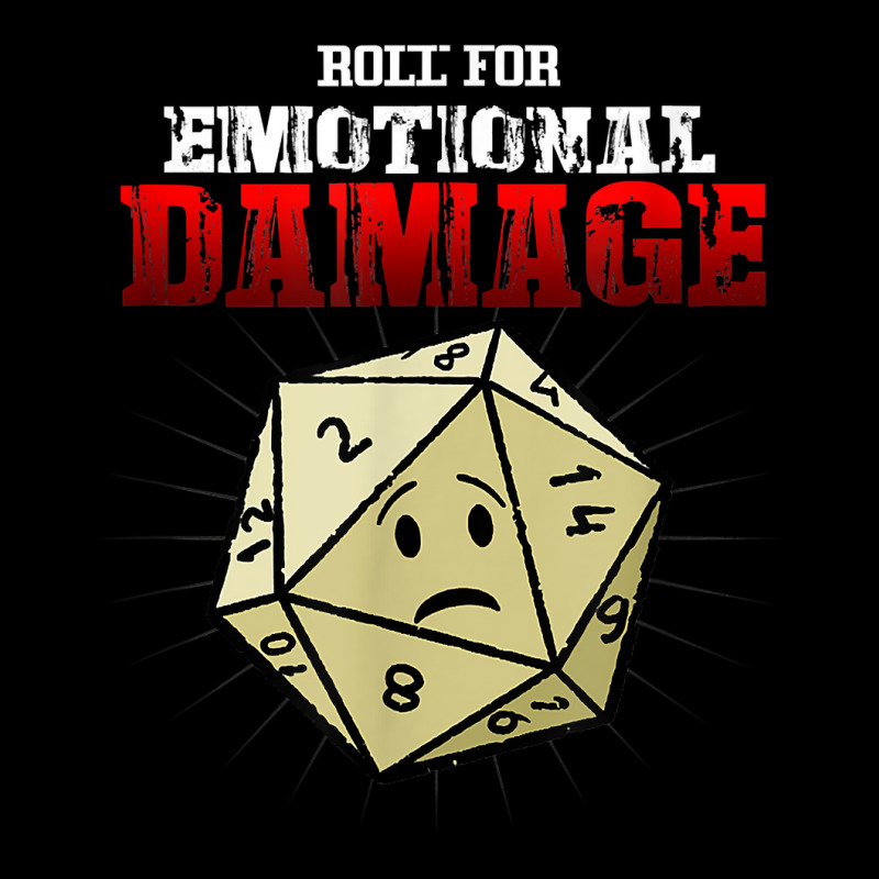 Roll For Emotional Funny Meme Damage T Shirt Adjustable Cap by omano | Artistshot