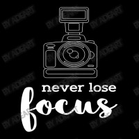 Never Lose Focus I Photographer Camera Cropped Hoodie | Artistshot