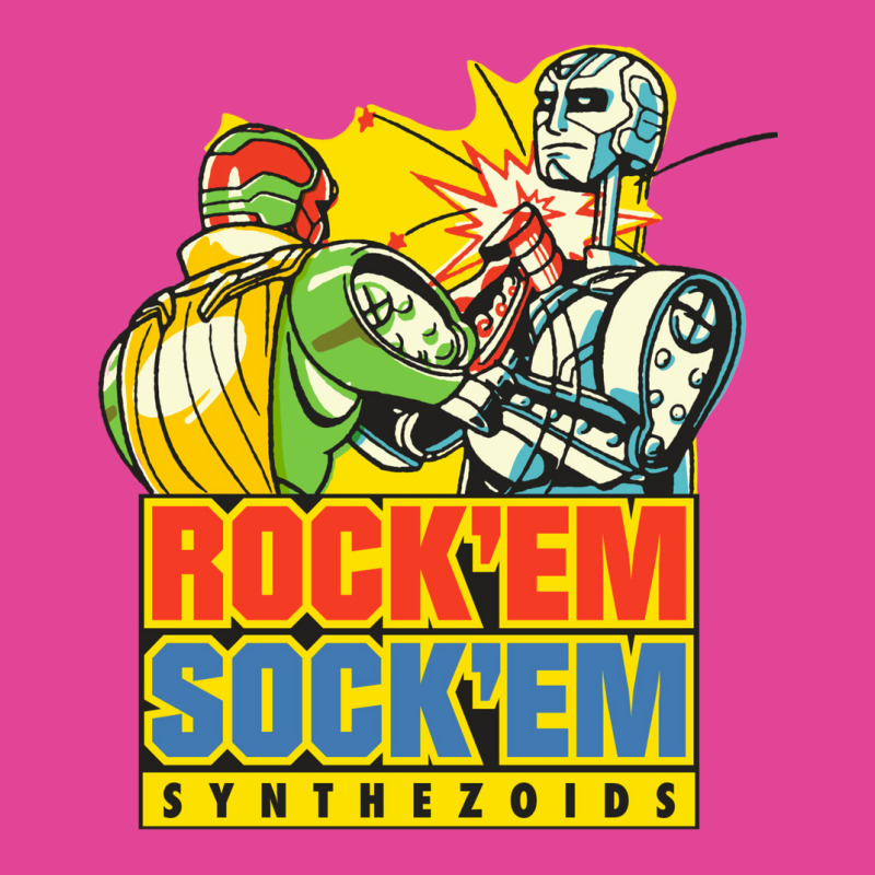 Rock'em Sock'em Synthezoids T-shirt | Artistshot