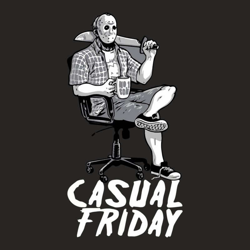 Casual Friday With Jason Voorhees Ladies Fitted T-Shirt by ardylanda | Artistshot