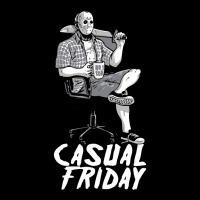 Casual Friday With Jason Voorhees Cropped Hoodie | Artistshot