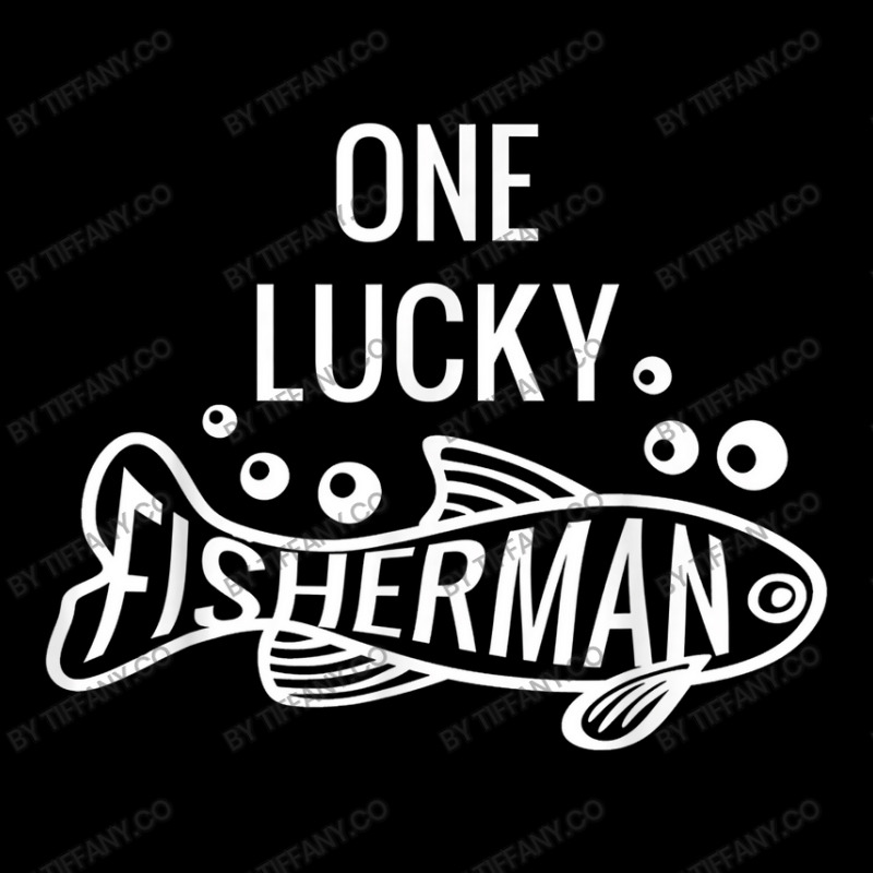 Mens One Lucky Fisherman Fishing Couples Matching Valentine's Day Adjustable Cap | Artistshot