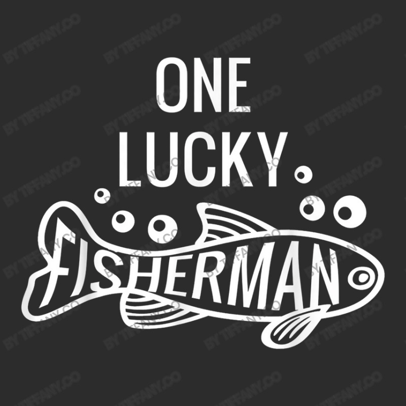 Mens One Lucky Fisherman Fishing Couples Matching Valentine's Day Exclusive T-shirt | Artistshot