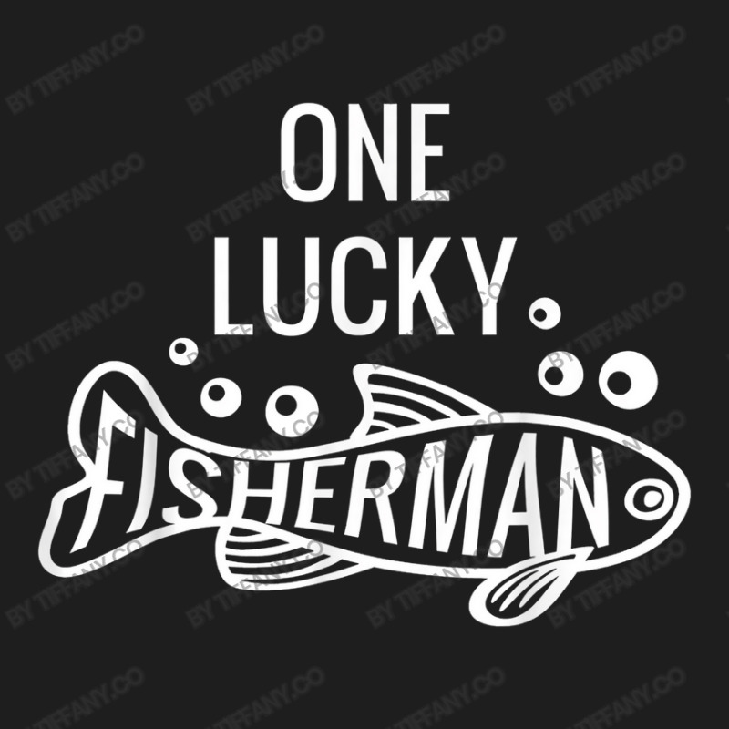 Mens One Lucky Fisherman Fishing Couples Matching Valentine's Day Classic T-shirt | Artistshot